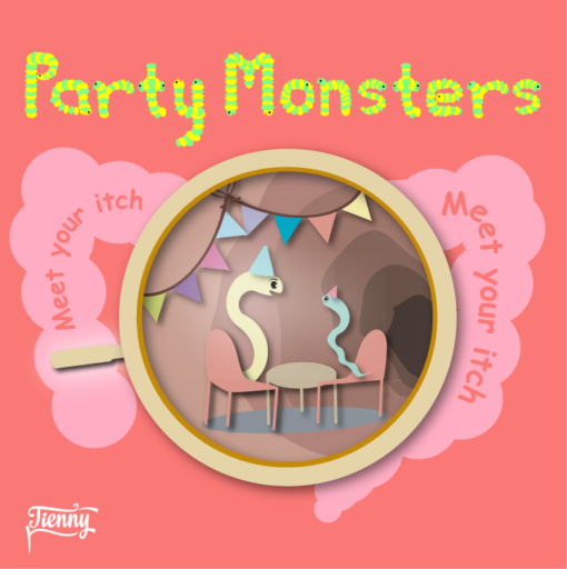 Party Monsters Book Cover Design - Front