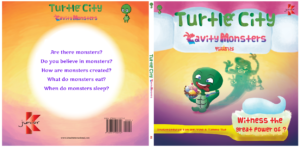Turtle City : Cavity Monsters Book Design
