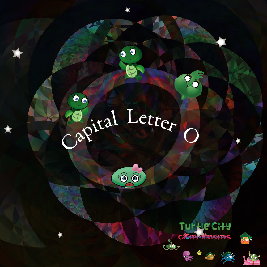 Capital Letter O - Turtle City Cavity Monsters