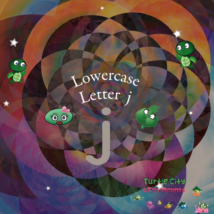 Lowercase Letter J - Turtle City: Cavity Monsters