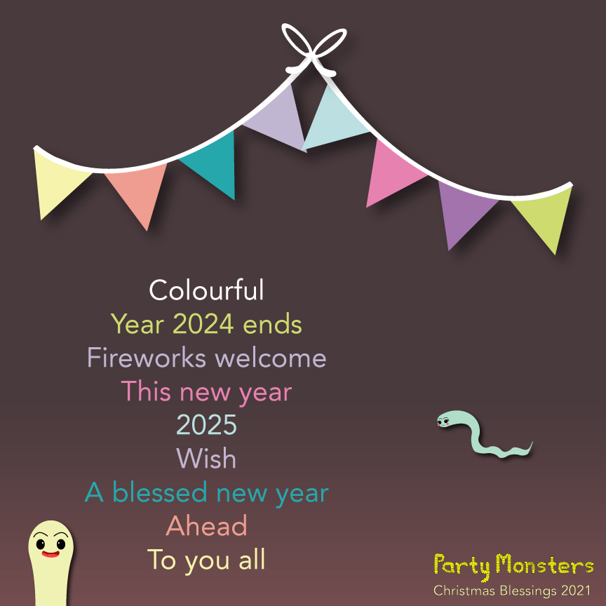 New Year 2025 - Party Monsters