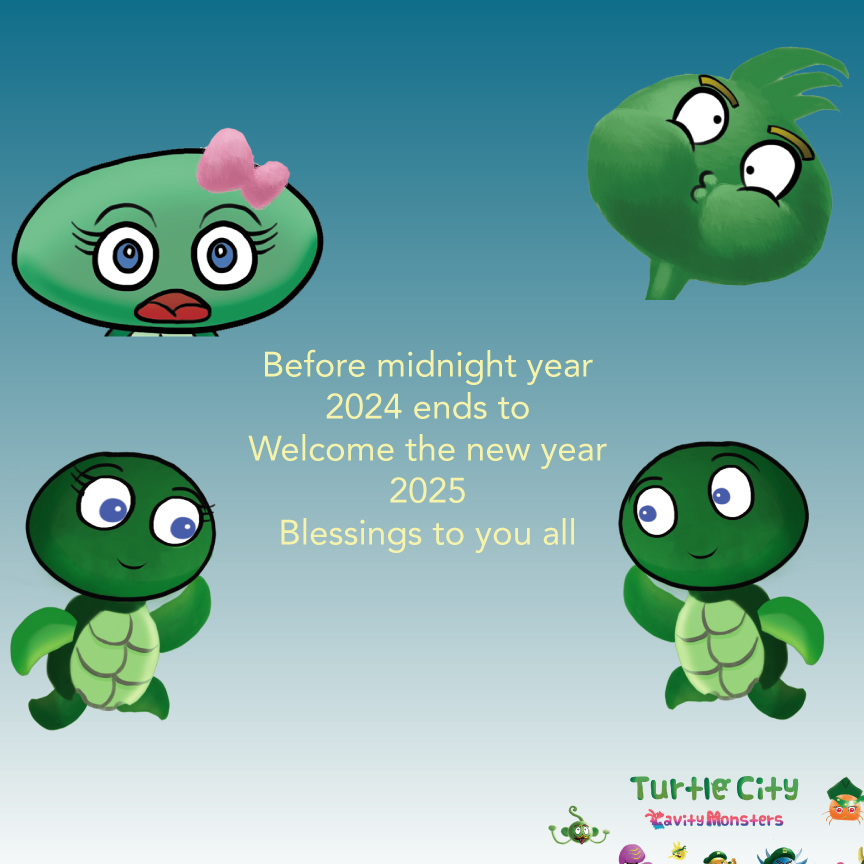 New Year 2025 - Turtle City: Cavity Monsters